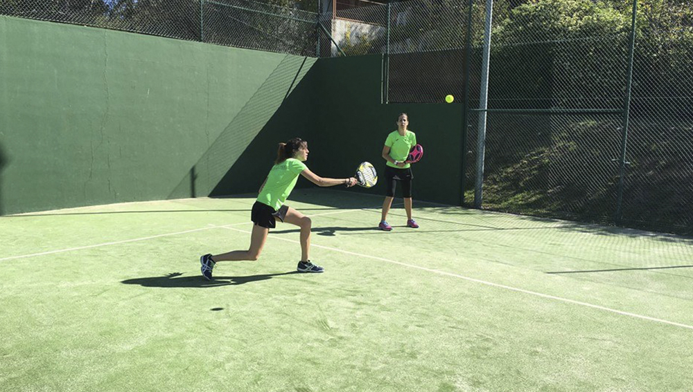 Bona imatge i esperit de lluita de l’equip femení de pàdel