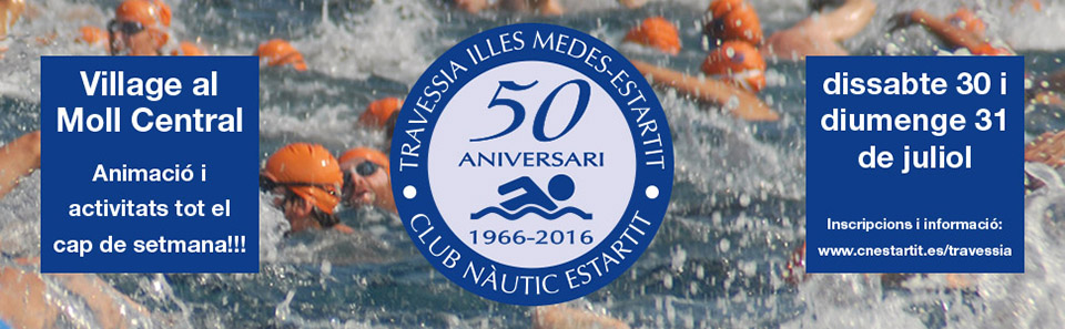 Instruccions i programa 50ª Travessia Illes Medes – l’Estartit 2016