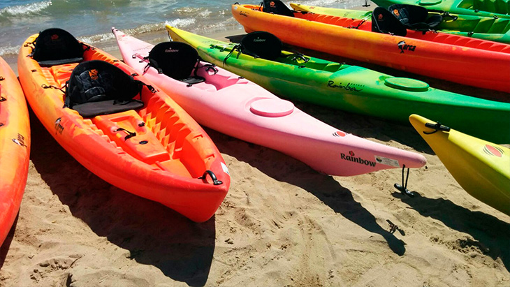 Lloguer de kayaks a l'Estartit - Costa Brava - Club Nàutic Estartit