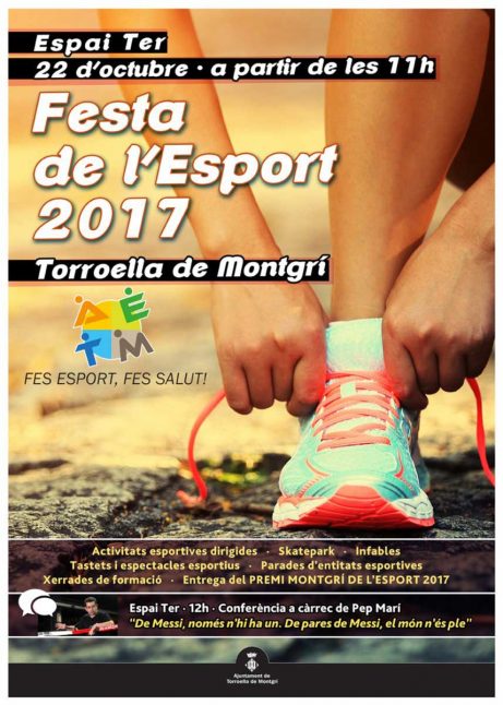 cartell festa esport