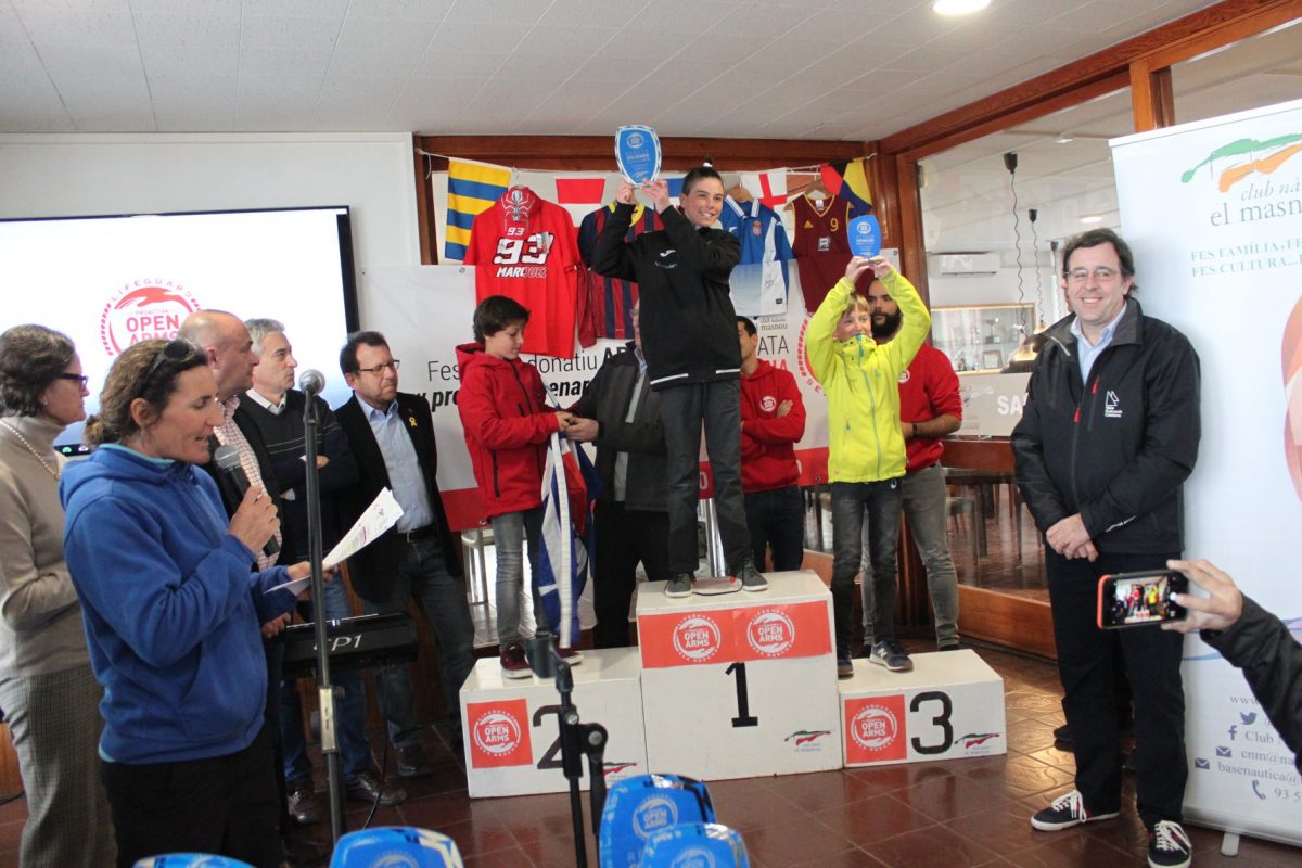 En Joan Pla, conclou 3er del G2, en la I Regata Proactiva Open Arms N2 Optimist