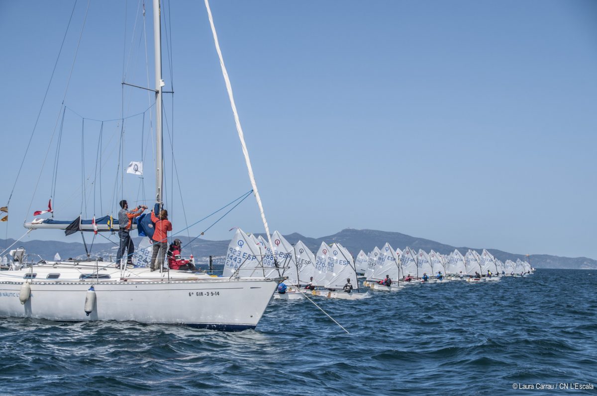 Campeonato de Cataluña de Optimist G1 y G2 en el CN l’Escala