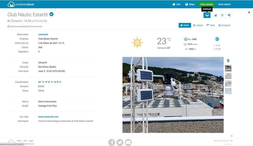 Nueva estación meteorologica