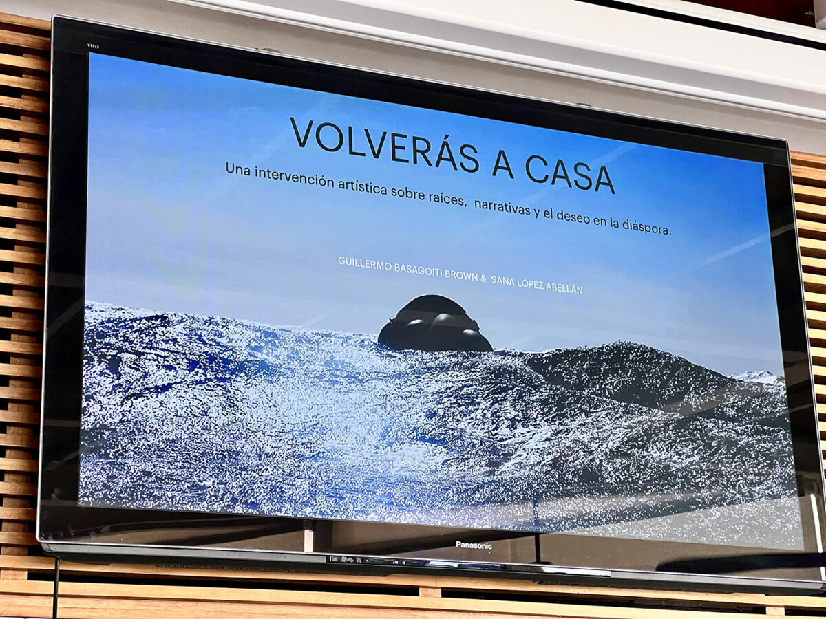 Presentación del viaje de la escultura ENS del proyecto «Volverás a casa»